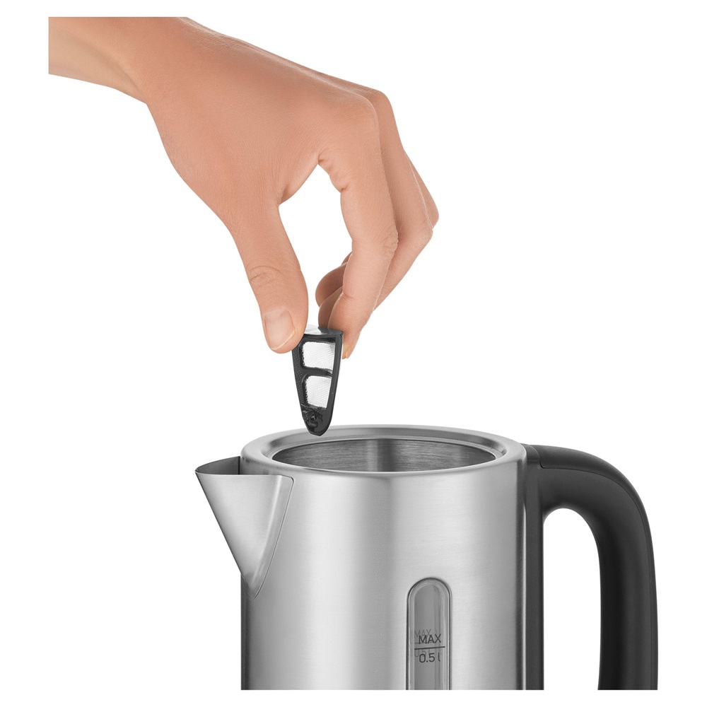 Sencor SWK 170SS 0,5L-es ezüst utazó vízforraló