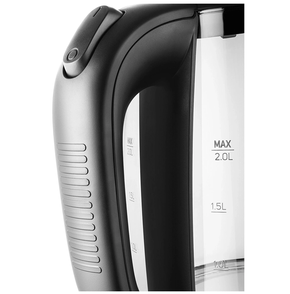 Sencor SWK 2080BK 2L-es fekete-üveg vízforraló