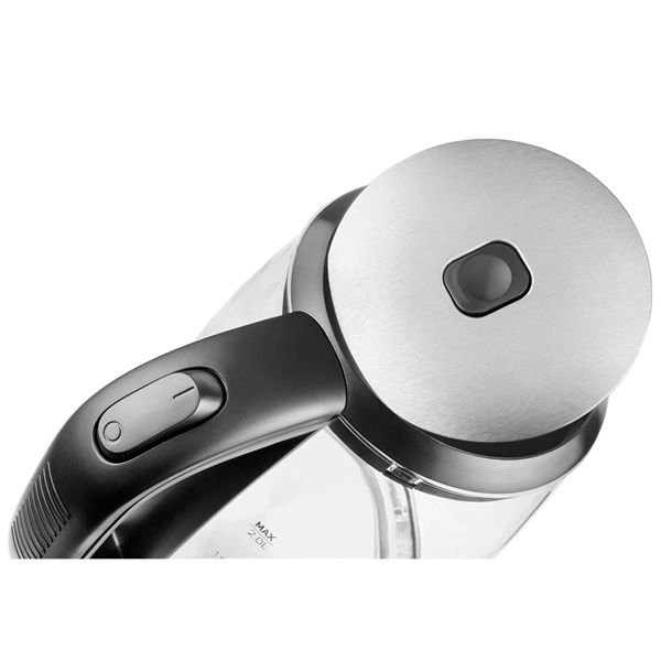 Sencor SWK 2080BK 2L-es fekete-üveg vízforraló