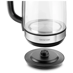 Sencor SWK 2080BK 2L-es fekete-üveg vízforraló
