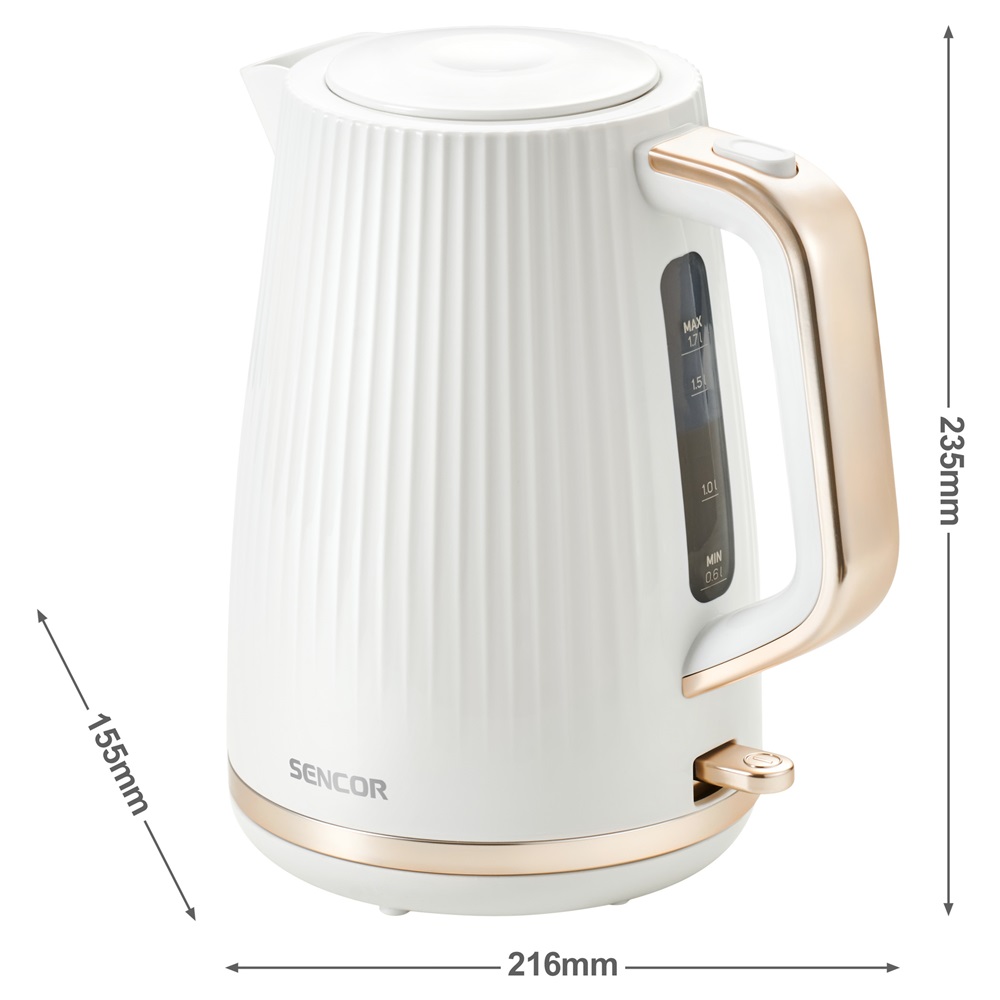 Sencor SWK 7510WH 1,7L-es fehér vízforraló