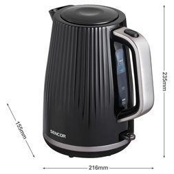 Sencor SWK 7519BK 1,7L-es fekete vízforraló