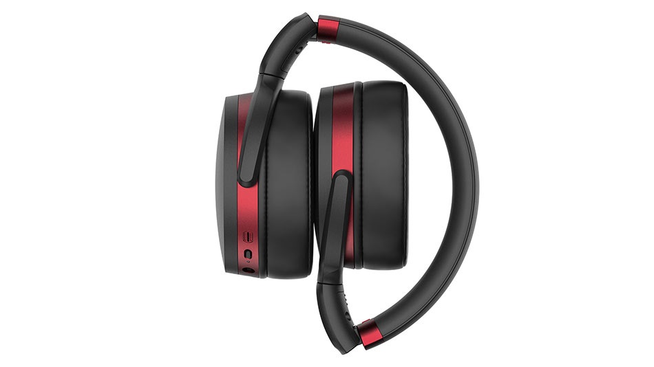 Sennheiser HD 458 BT Bluetooth aktív zajszűrős fekete-bordó fejhallgató