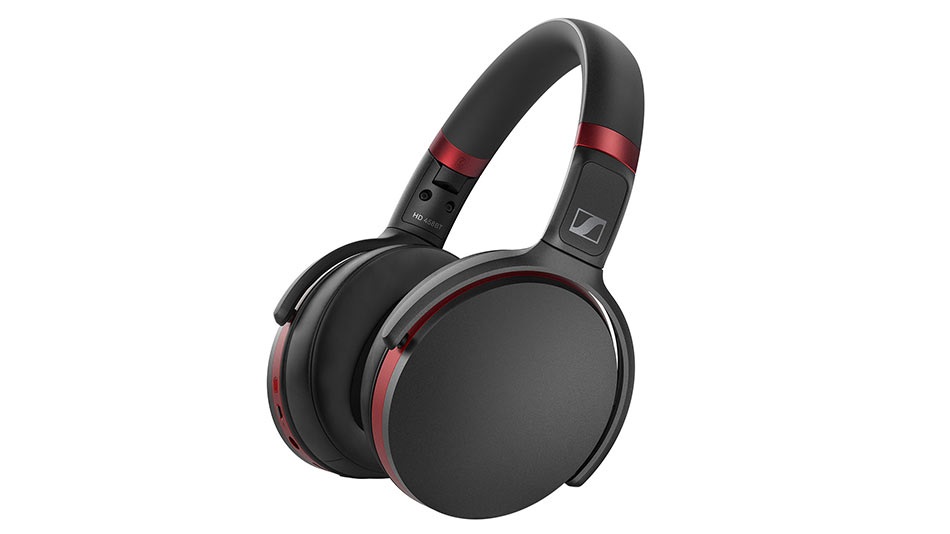 Sennheiser HD 458 BT Bluetooth aktív zajszűrős fekete-bordó fejhallgató