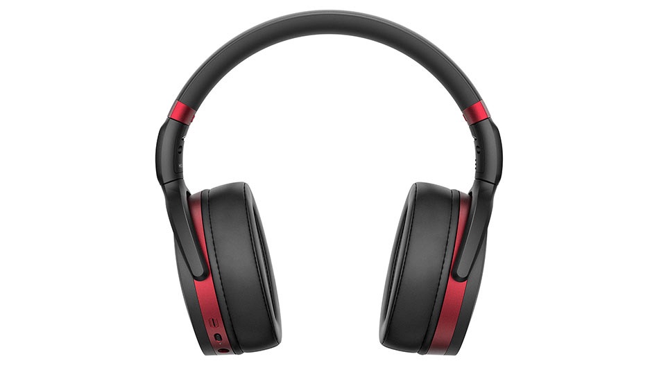 Sennheiser HD 458 BT Bluetooth aktív zajszűrős fekete-bordó fejhallgató