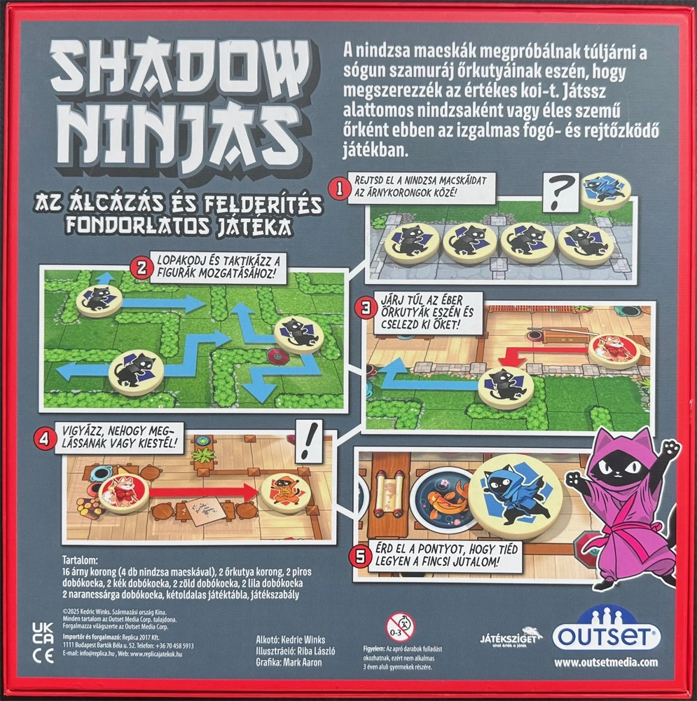Shadow Ninjas társasjáték