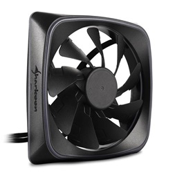 Sharkoon Cooler 12cm - RGB Shark Lights Fan (15,2dB; 56 m3/h; 1000rpm; 3pin + 3pin csatlakozó; ház hűtésre)