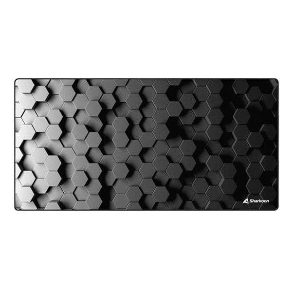 Sharkoon Skiller SGP30 BIG HEX (1200 x 400 x, 2,5 mm; varrott szélek) fekete egérpad