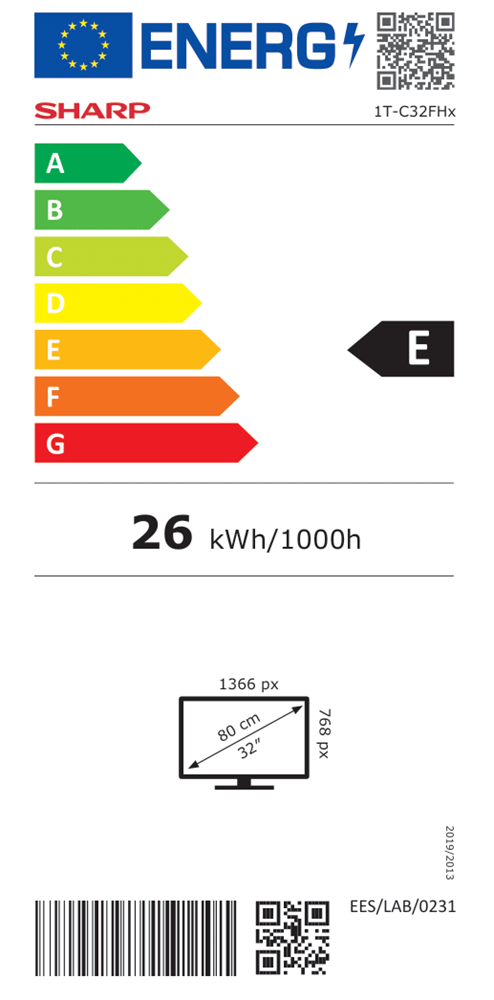 Sharp 32" 32FH2EA HD Ready Android Smart LED TV (Újracsomagolt)