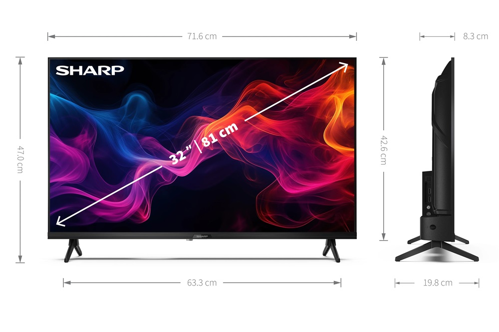 Sharp 32" 32GF2265E HD Ready Google Smart LED TV