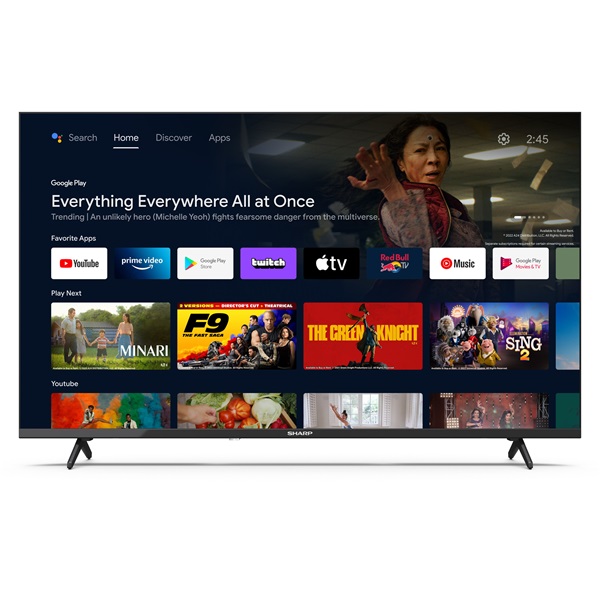 Sharp 40" 40FH2EA Full HD Android Smart LED TV (Újracsomagolt)