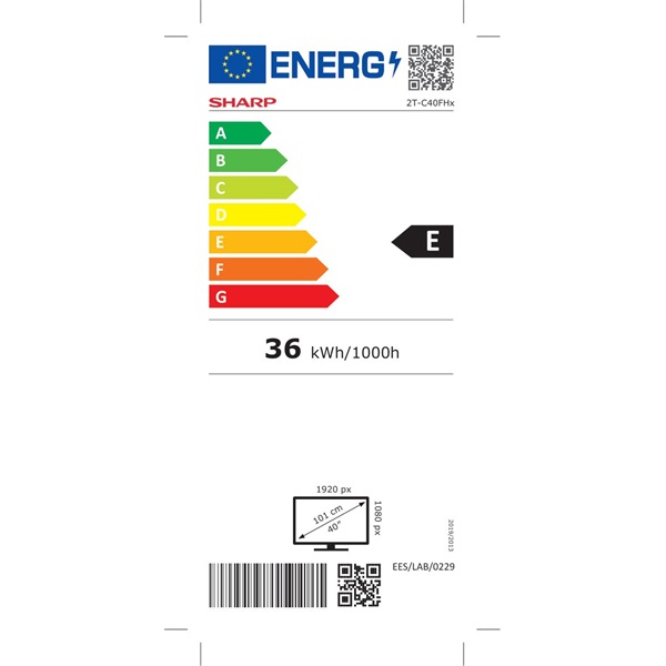 Sharp 40" 40FH2EA Full HD Android Smart LED TV (Újracsomagolt)