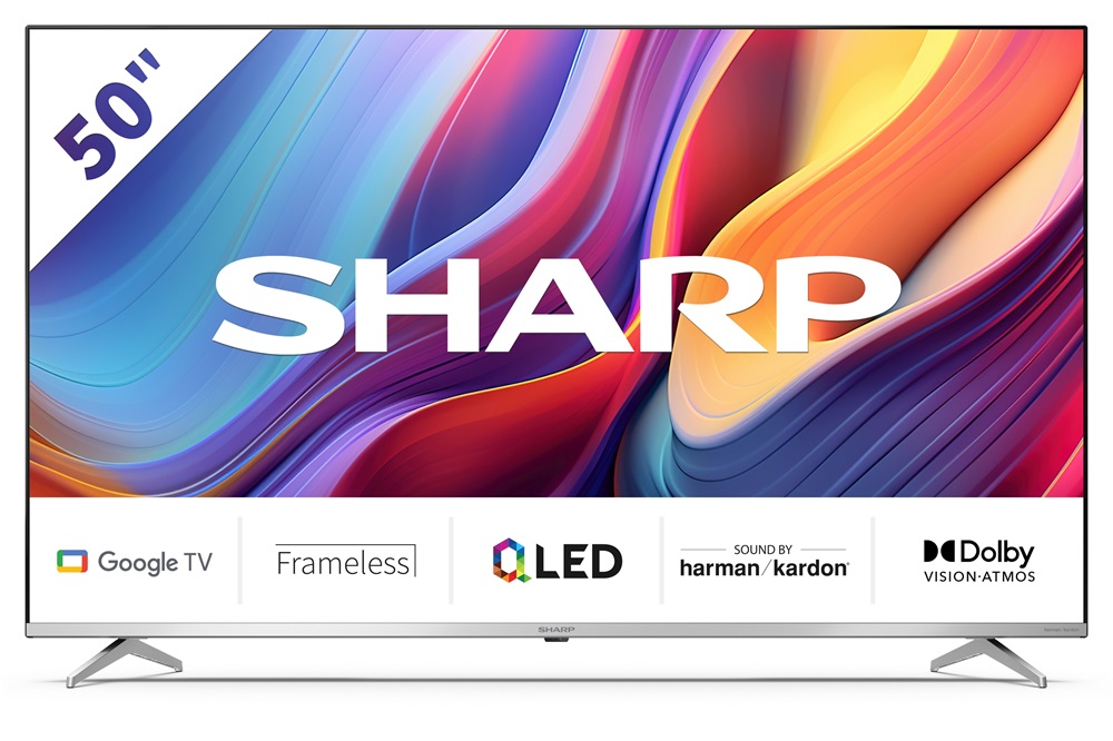 Sharp 50" 50GP6265ES 4K UHD Google Smart QLED TV