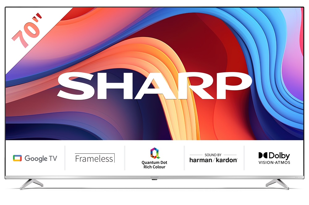 Sharp 70" 70GP6260ES 4K UHD Google Smart QLED TV