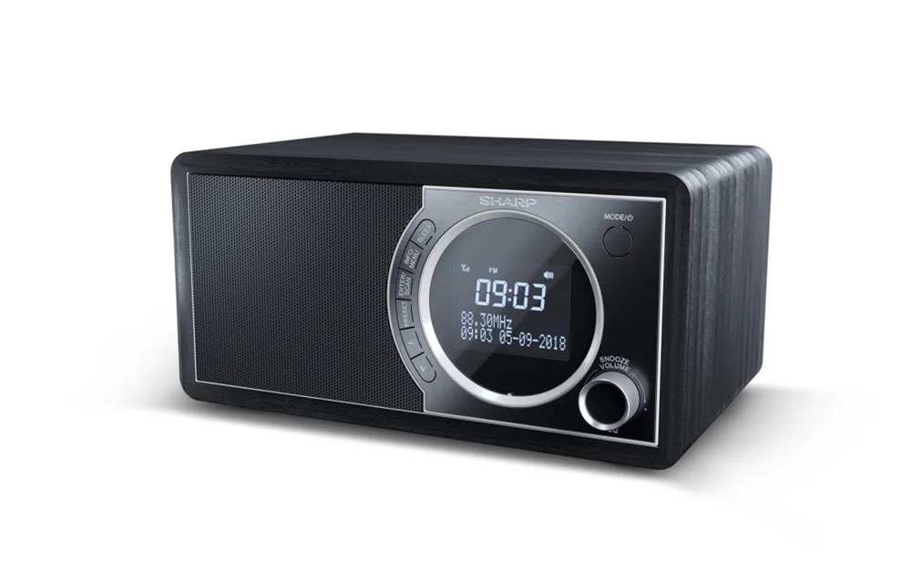 Sharp DR-450BK DAB+/RDS FM fekete rádió