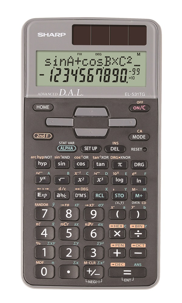 Sharp EL-531TGWH 273 funkciós tudományos számológép (Újracsomagolt)