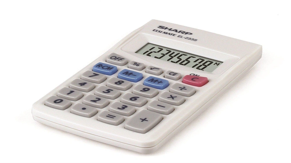 Sharp EL233S alapműveletes zsebszámológép