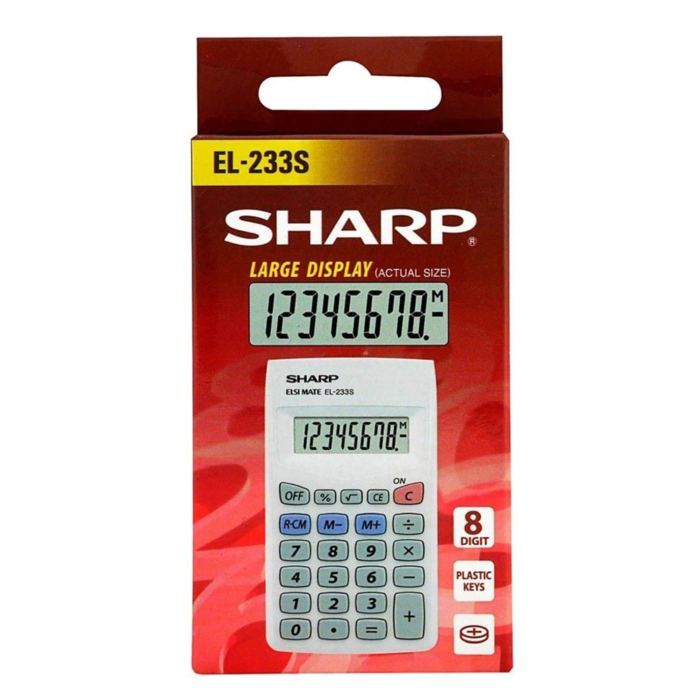 Sharp EL233S alapműveletes zsebszámológép