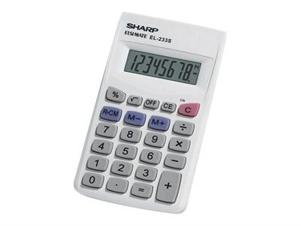 Sharp EL233S alapműveletes zsebszámológép