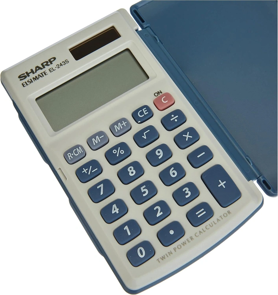 Sharp EL243S alapműveletes zsebszámológép
