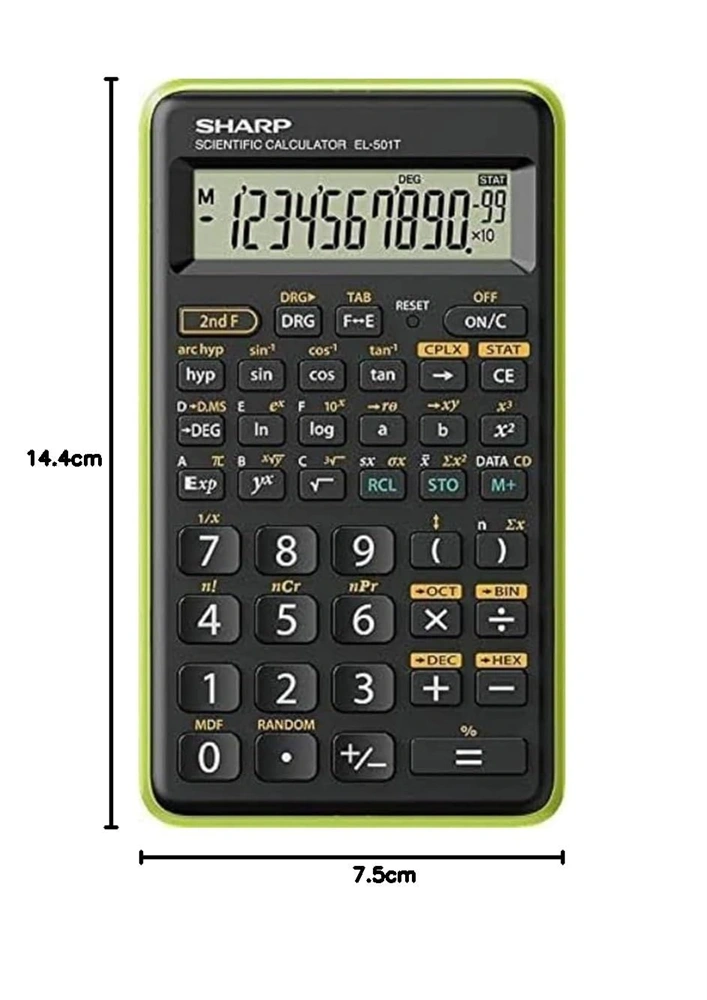 Sharp EL501TBGR 146 funkciós tudományos számológép