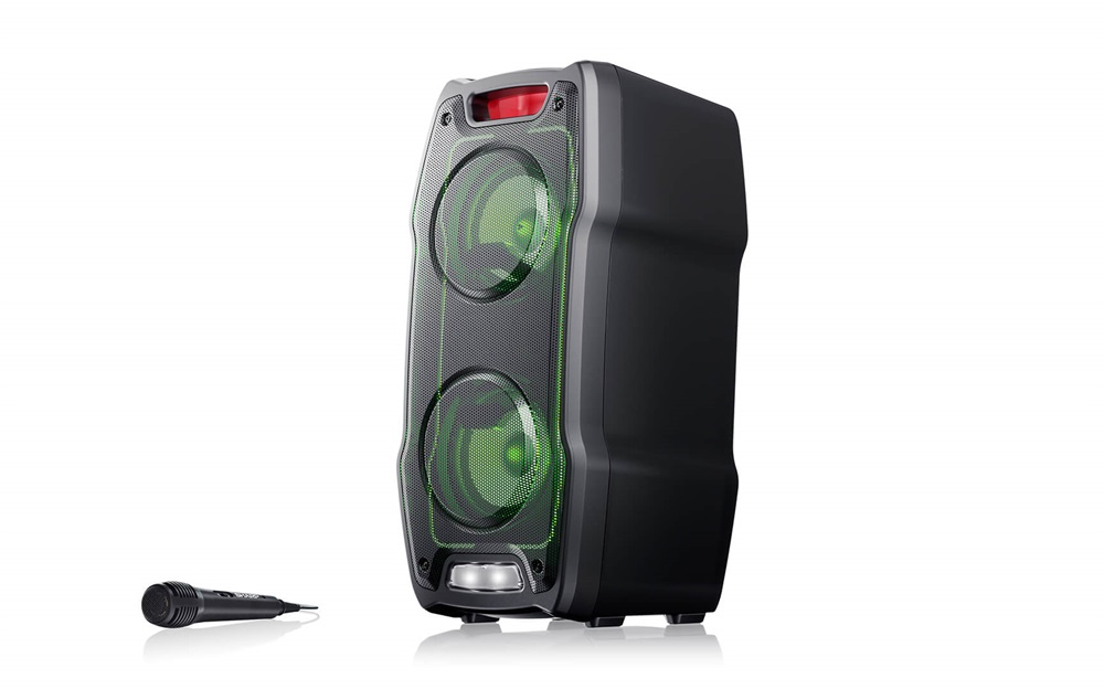 Sharp PS-929 fekete Bluetooth akkumulátoros party hangszóró