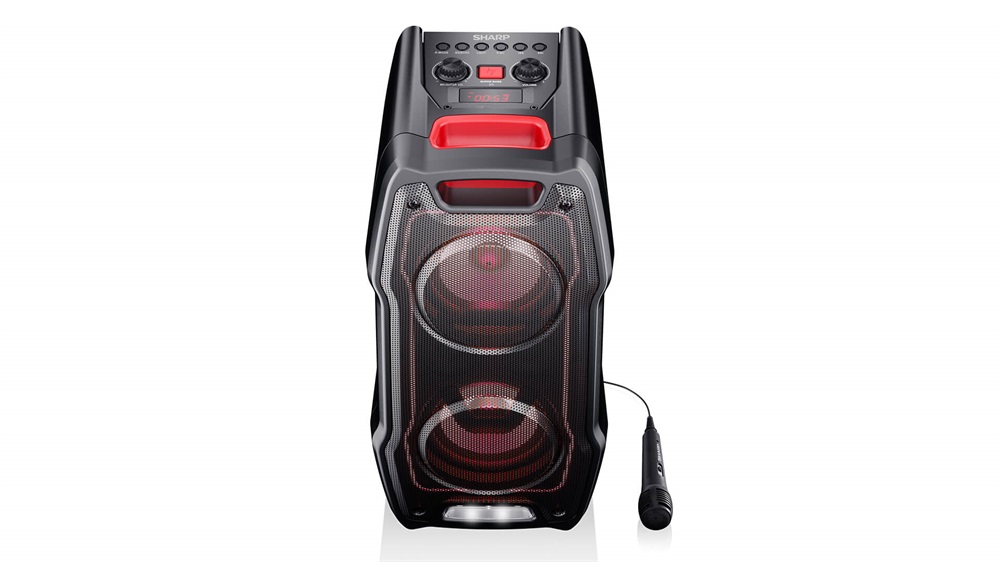 Sharp PS-929 fekete Bluetooth akkumulátoros party hangszóró