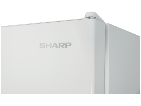 Sharp SJ-FBB05DTXWE-EU fehér, alulfagyasztós, Hűtő:204L, Fagyasztó:84L, Nanofrost hűtőszekrény