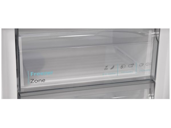 Sharp SJ-BB02DTXWF-EU fehér, alulfagyasztós, Hűtő:146L, Fagyasztó:84L, Nanofrost hűtőszekrény
