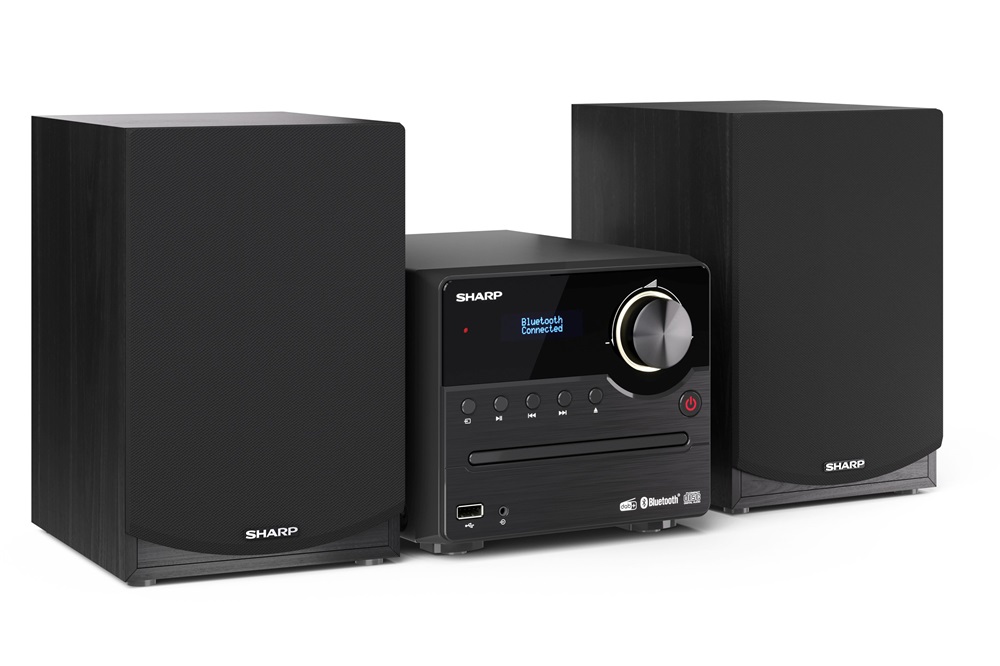 Sharp XL-B517D Bluteooth fekete Mikro Hifi