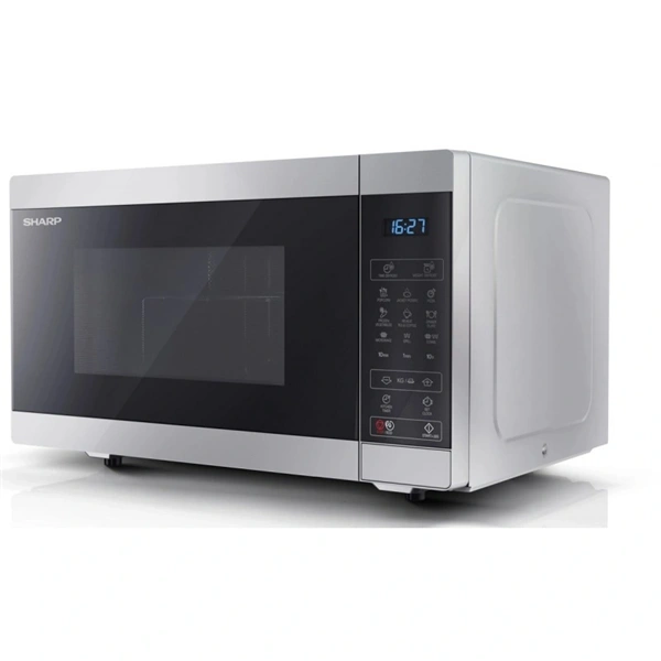Sharp YC-MG81ES 900W 28L ezüst grillezős mikrohullámú sütő