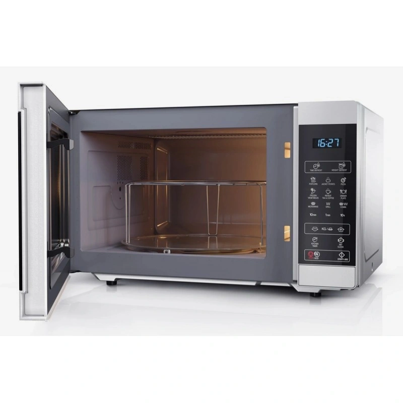 Sharp YC-MG81ES 900W 28L ezüst grillezős mikrohullámú sütő