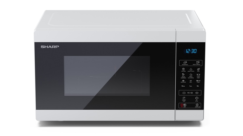 Sharp YC-MG81EW 900W 28L fehér mikrohullámú sütő