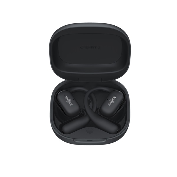 Shokz OpenFit 2 Plus True Wireless Bluetooth fekete fülhallgató