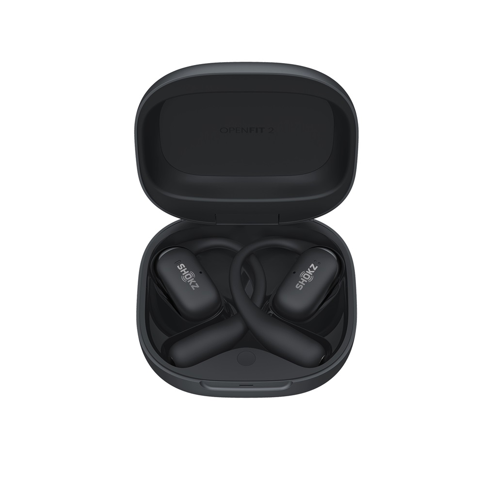 Shokz OpenFit 2 Plus True Wireless Bluetooth fekete fülhallgató