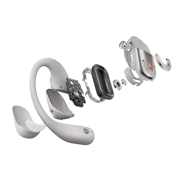 Shokz OpenFit 2 Plus True Wireless Bluetooth szürke fülhallgató