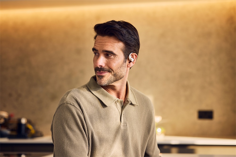 Shokz OpenFit 2 Plus True Wireless Bluetooth szürke fülhallgató