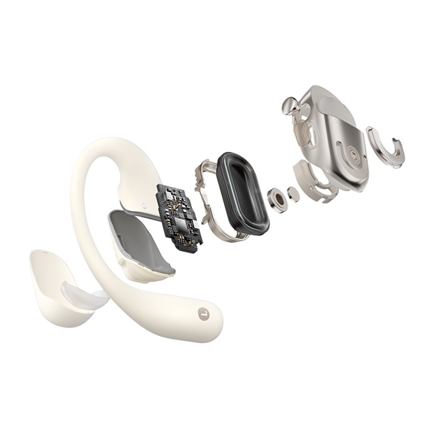 Shokz OpenFit 2 True Wireless Bluetooth bézs fülhallgató