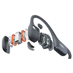 Shokz OpenRun Pro2 Mini Prémium csontvezetéses Bluetooth fekete Open-Ear sport fejhallgató