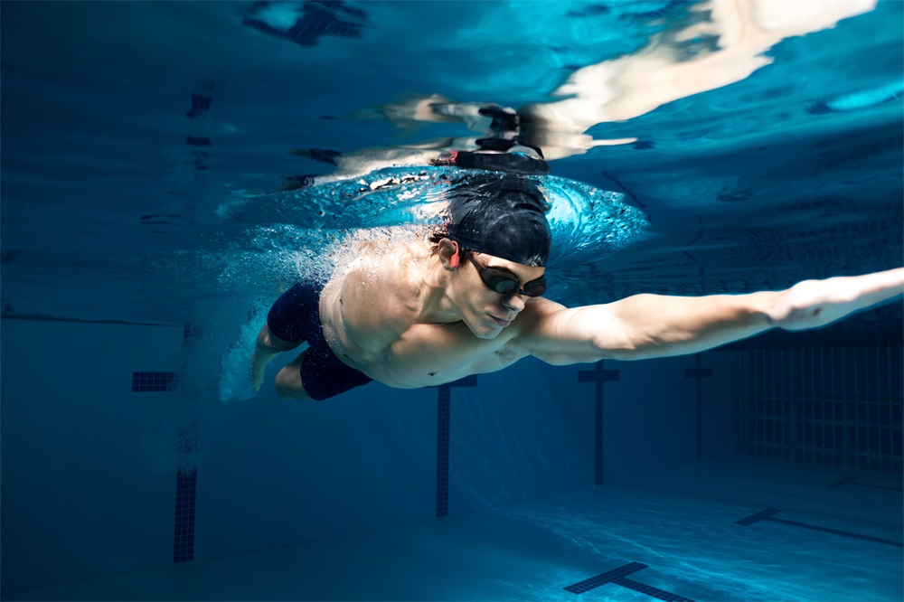 Shokz OpenSwim Pro USB-C csontvezetéses Bluetooth prios Open-Ear sport fejhallgató