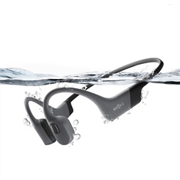 Shokz OpenSwim Pro USB-C csontvezetéses Bluetooth szürke Open-Ear sport fejhallgató