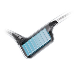 Shokz OpenSwim Pro USB-C csontvezetéses Bluetooth szürke Open-Ear sport fejhallgató