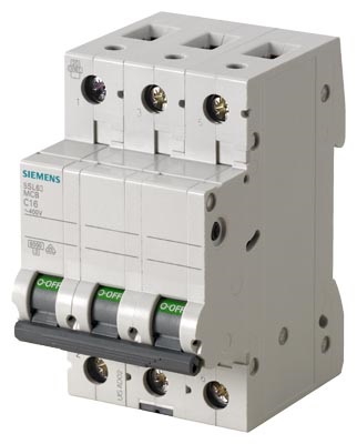 Siemens 5SL6320-6 6KA 3P B 20A kismegszakító
