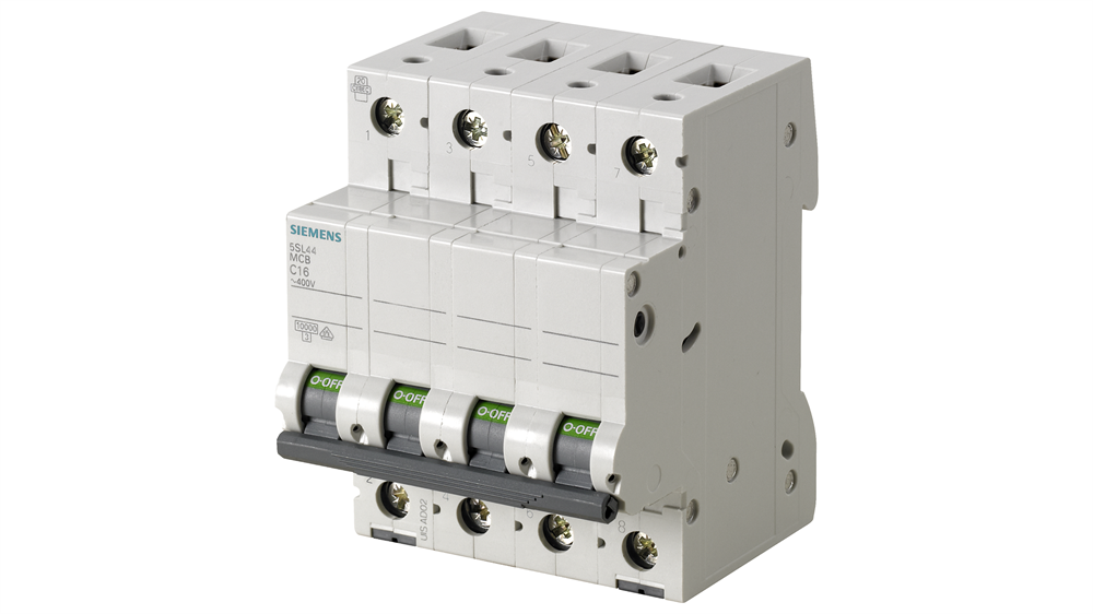 Siemens 5SY8425-7 4P, C25A, 25KA kismegszakító