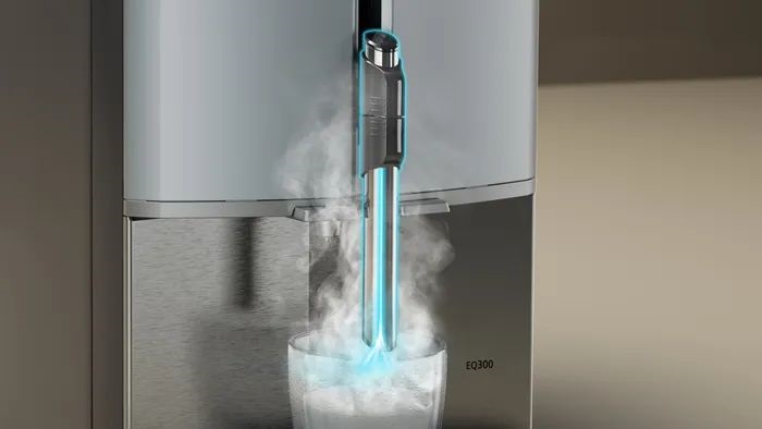 Siemens TF303E01 szürke automata kávéfőző