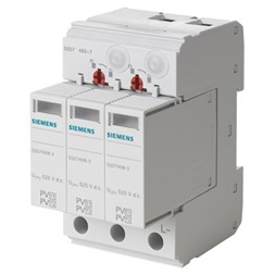 Siemes 5SD7483-6 T1/T2, UC 1050V DC szigetelt és földelt PV rendszerekhez túlfeszültség levezető