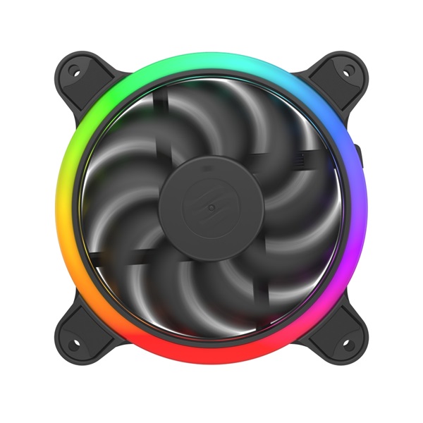 SilentiumPC 120mm Corona HP EVO ARGB ház hűtőventilátor