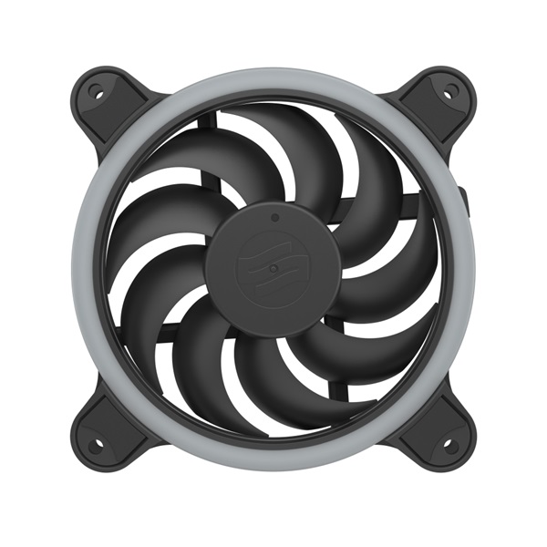 SilentiumPC 120mm Corona HP EVO ARGB ház hűtőventilátor