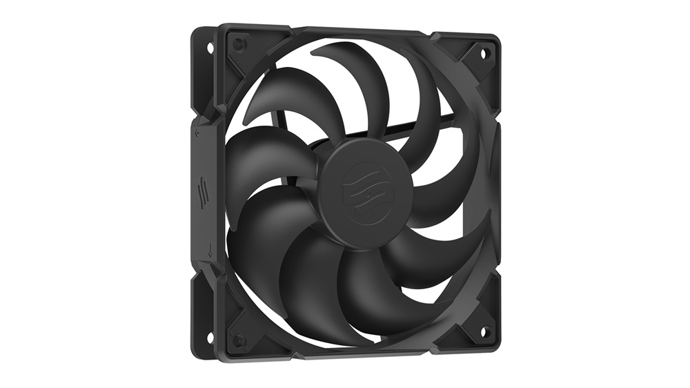 SilentiumPC 120mm Sigma HP 120 fekete ház hűtőventilátor