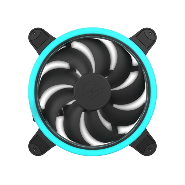 SilentiumPC 140mm Corona HP RGB 3-pack ház hűtőventilátor